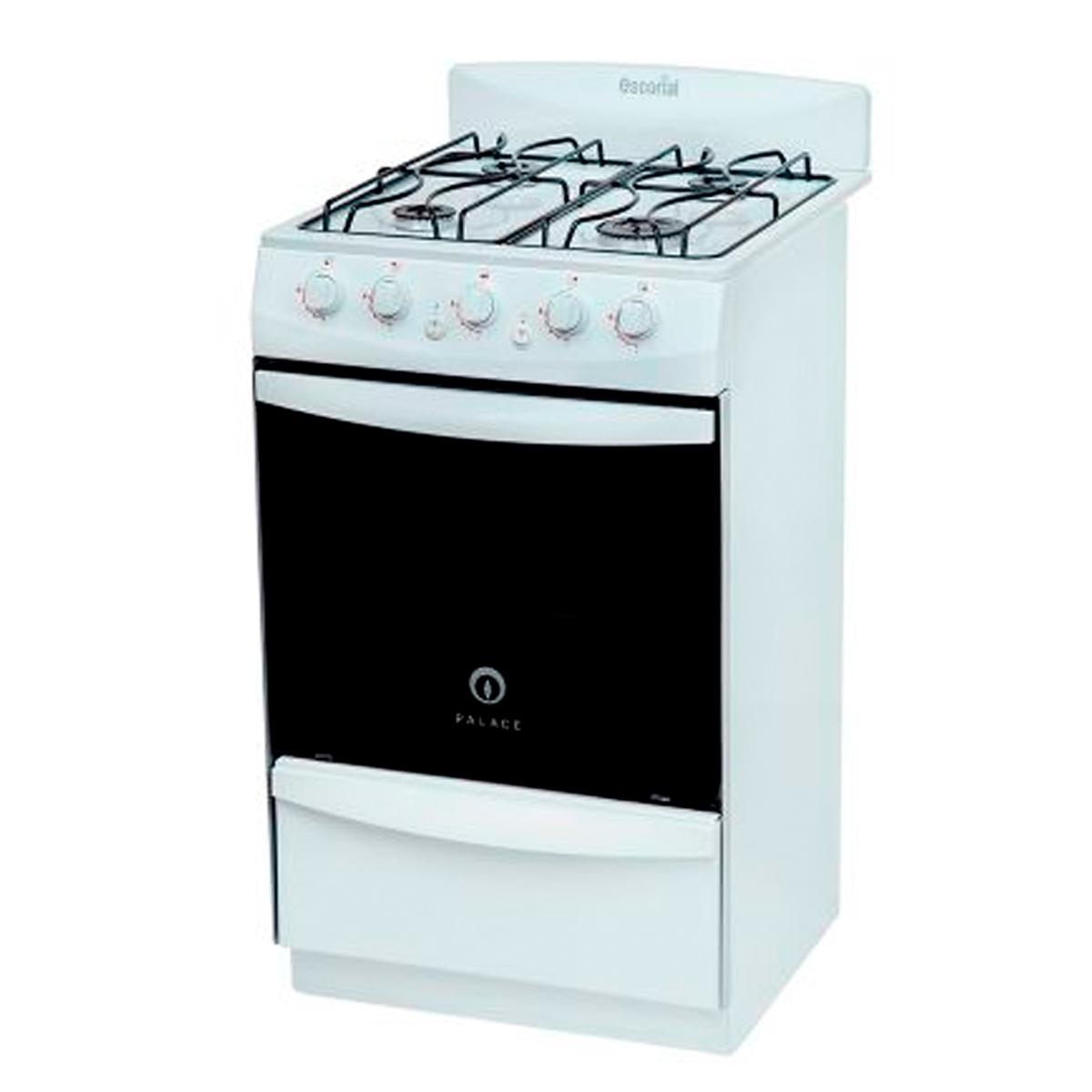 Cocina Escorial Palace Cristal Blanca Gas Licuado Color Blanco